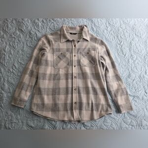 Plaid Button-Up Shirt